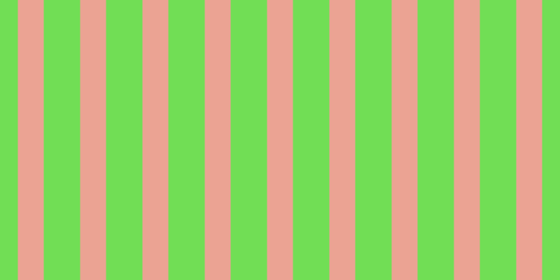 #71de55, #eba393 vertical lines, thirty-seven pixels wide, fifty-two pixels apart