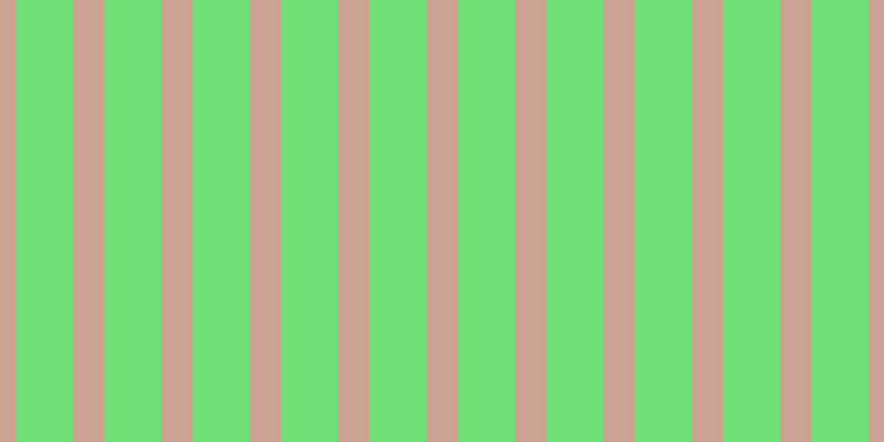 #71de76, #caa393 vertical lines, twenty-eight pixels wide, fifty-two pixels apart