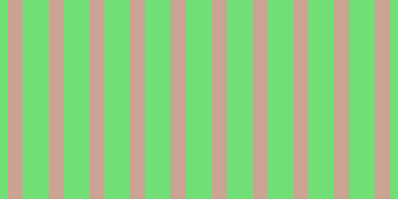 #71de76, #caa393 vertical lines, thirty pixels wide, fifty-two pixels apart