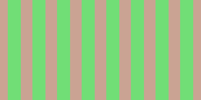 #71de76, #caa393 vertical lines, forty-six pixels wide, fifty-two pixels apart