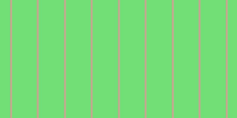#71de76, #caa393 vertical lines, six pixels wide, eighty-five pixels apart