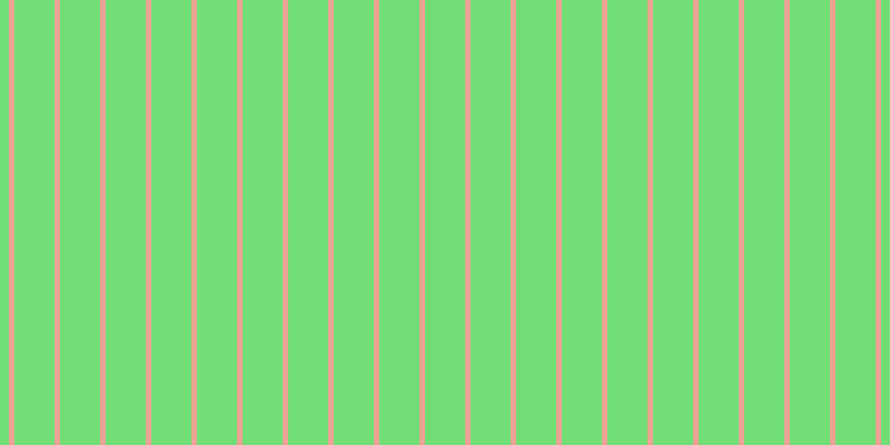 #71de76, #eba393 vertical lines, five pixels wide, thirty-six pixels apart