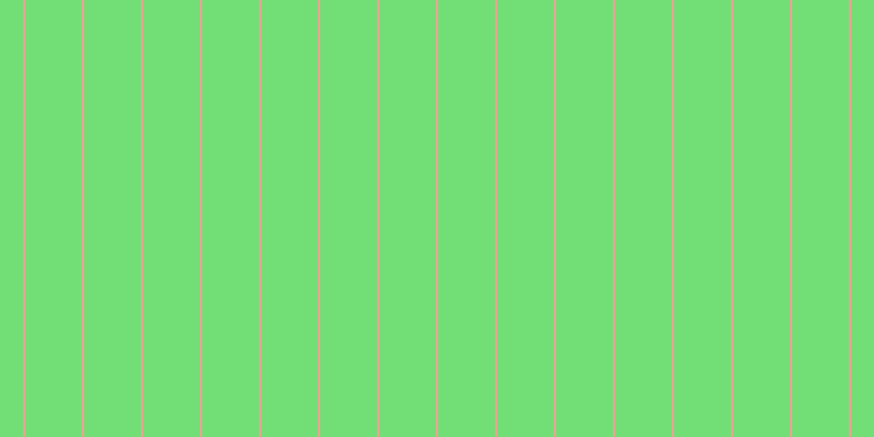 #71de76, #eba393 vertical lines, two pixels wide, fifty-two pixels apart