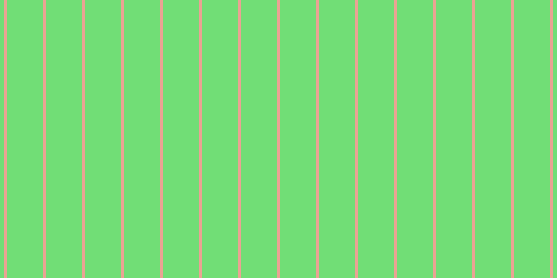 #71de76, #eba393 vertical lines, four pixels wide, fifty-two pixels apart