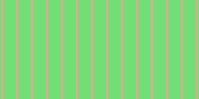 #71de76, #eba393 vertical lines, eight pixels wide, fifty-two pixels apart