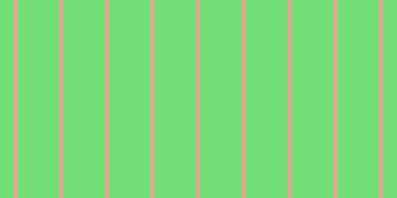 #71de76, #eba393 vertical lines, eight pixels wide, eighty-four pixels apart