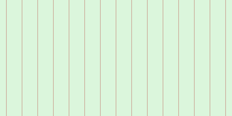 #71de76 (25%), #caa393 vertical lines, two pixels wide, fifty-two pixels apart