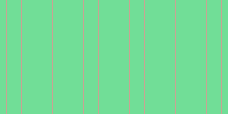 #71de97, #caa393 vertical lines, two pixels wide, fifty-two pixels apart
