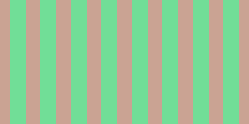 #71de97, #caa393 vertical lines, forty-six pixels wide, fifty-two pixels apart