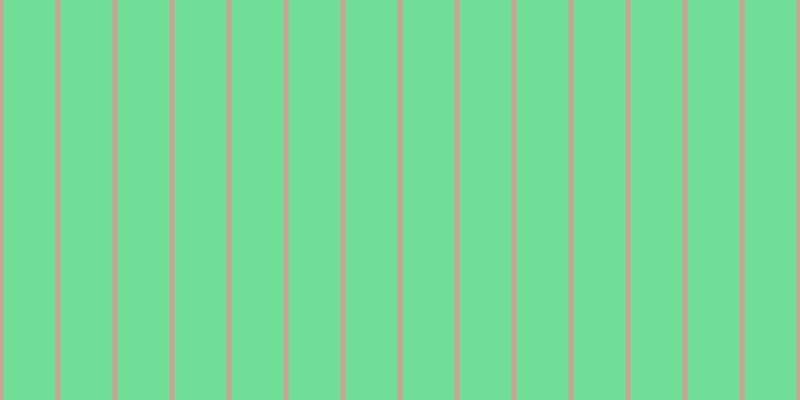 #71de97, #caa393 vertical lines, five pixels wide, fifty-two pixels apart