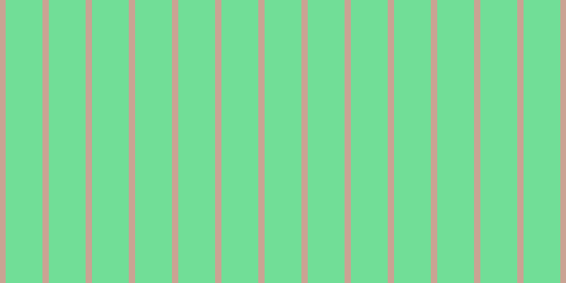 #71de97, #caa393 vertical lines, nine pixels wide, fifty-two pixels apart
