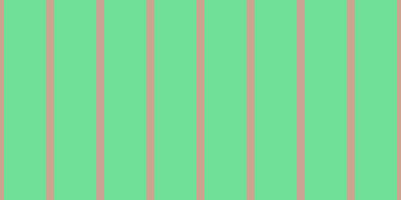 #71de97, #caa393 vertical lines, sixteen pixels wide, eighty-four pixels apart