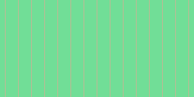 #71de97, #eba393 vertical lines, two pixels wide, fifty-two pixels apart