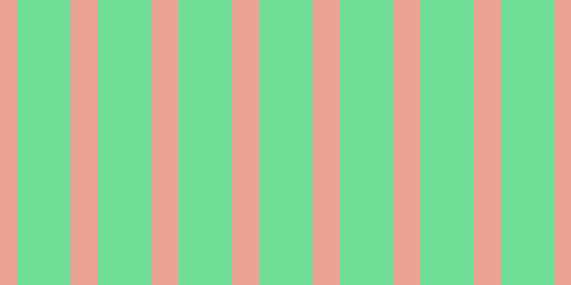 #71de97, #eba393 vertical lines, thirty-eight pixels wide, seventy-five pixels apart