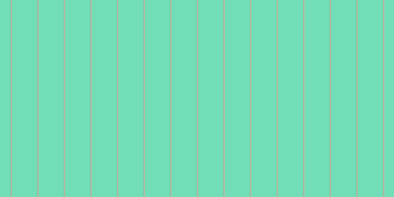 #71deb8, #caa393 vertical lines, two pixels wide, fifty-two pixels apart