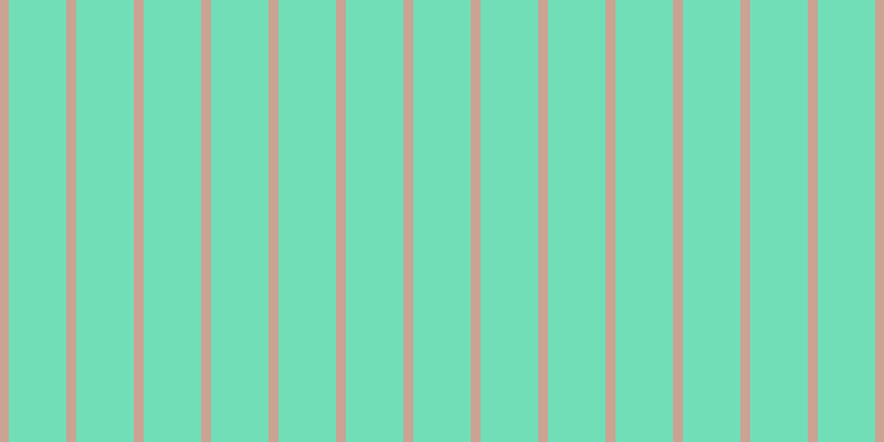 #71deb8, #caa393 vertical lines, nine pixels wide, fifty-two pixels apart
