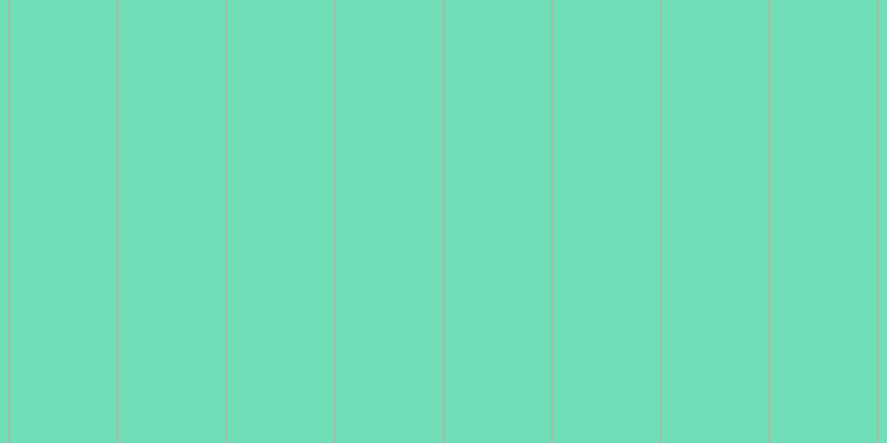 #71deb8, #caa393 vertical lines, one pixels wide, ninety-seven pixels apart