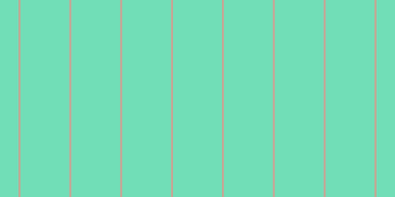 #71deb8, #caa393 vertical lines, four pixels wide, ninety-nine pixels apart