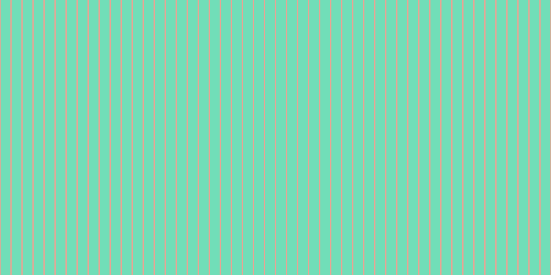 #71deb8, #eba393 vertical lines, two pixels wide, fourteen pixels apart