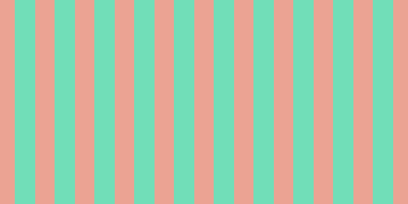 #71deb8, #eba393 vertical lines, thirty-eight pixels wide, forty pixels apart