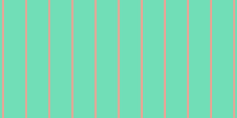 #71deb8, #eba393 vertical lines, seven pixels wide, seventy-one pixels apart