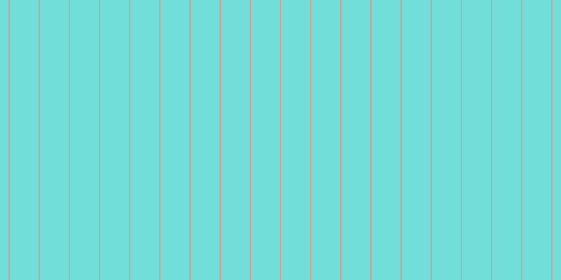 #71ded9, #caa393 vertical lines, two pixels wide, forty-one pixels apart