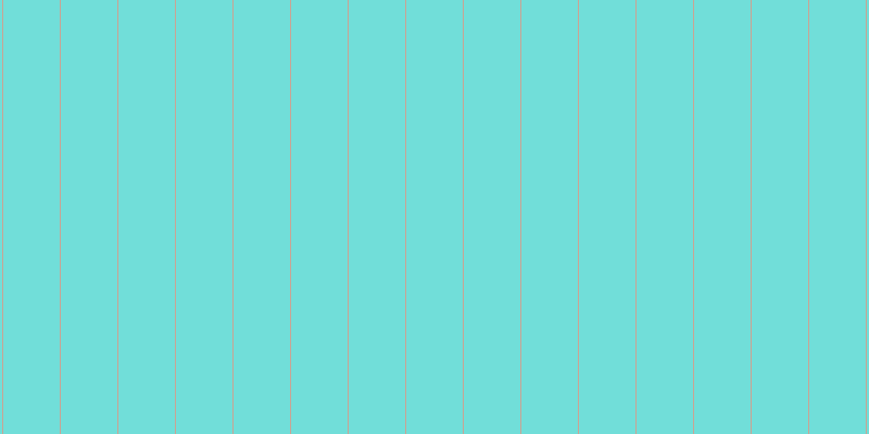 #71ded9, #caa393 vertical lines, one pixels wide, fifty-two pixels apart