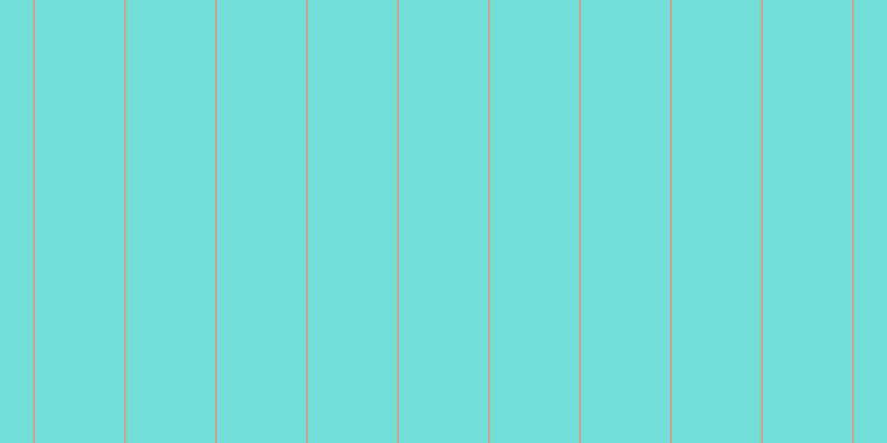 #71ded9, #caa393 vertical lines, two pixels wide, eighty pixels apart
