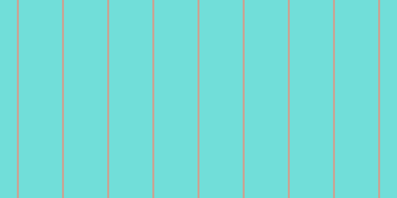 #71ded9, #caa393 vertical lines, four pixels wide, eighty-seven pixels apart
