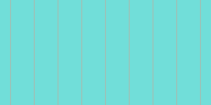 #71ded9, #caa393 vertical lines, two pixels wide, eighty-eight pixels apart