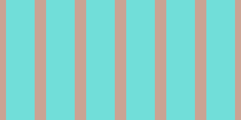 #71ded9, #caa393 vertical lines, thirty-eight pixels wide, ninety-five pixels apart