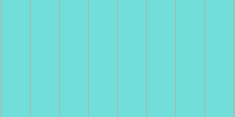 #71ded9, #caa393 vertical lines, two pixels wide, ninety-seven pixels apart