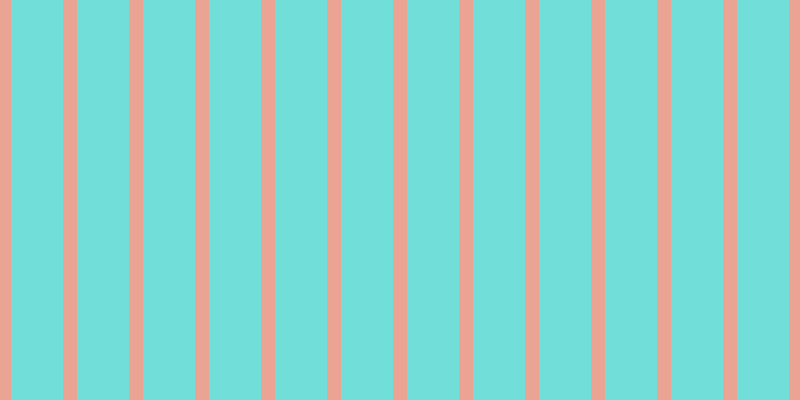 #71ded9, #eba393 vertical lines, fourteen pixels wide, fifty-two pixels apart