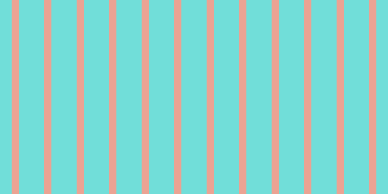 #71ded9, #eba393 vertical lines, fifteen pixels wide, fifty-two pixels apart