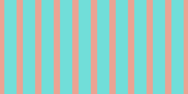 #71ded9, #eba393 vertical lines, twenty-seven pixels wide, fifty-two pixels apart