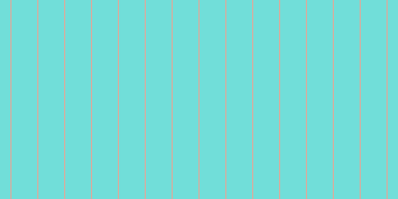 #71ded9, #eba393 vertical lines, two pixels wide, fifty-two pixels apart