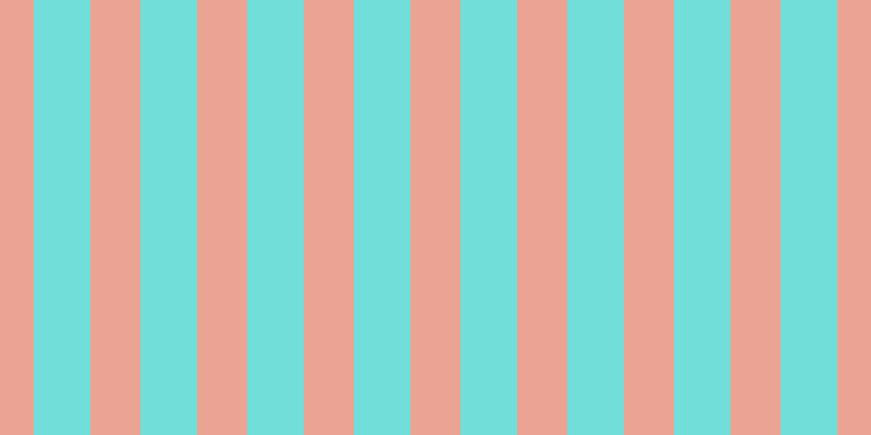 #71ded9, #eba393 vertical lines, forty-six pixels wide, fifty-two pixels apart