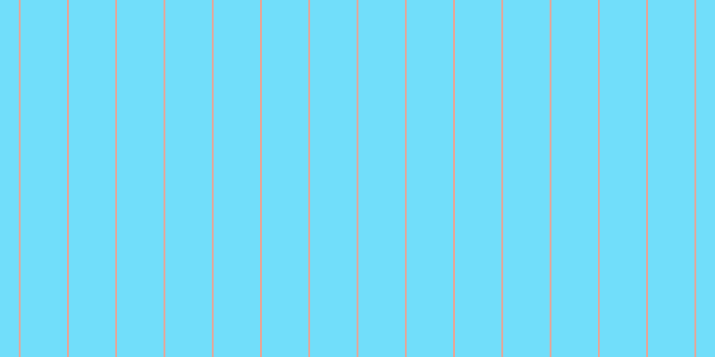 #71defa, #eba393 vertical lines, two pixels wide, fifty-two pixels apart