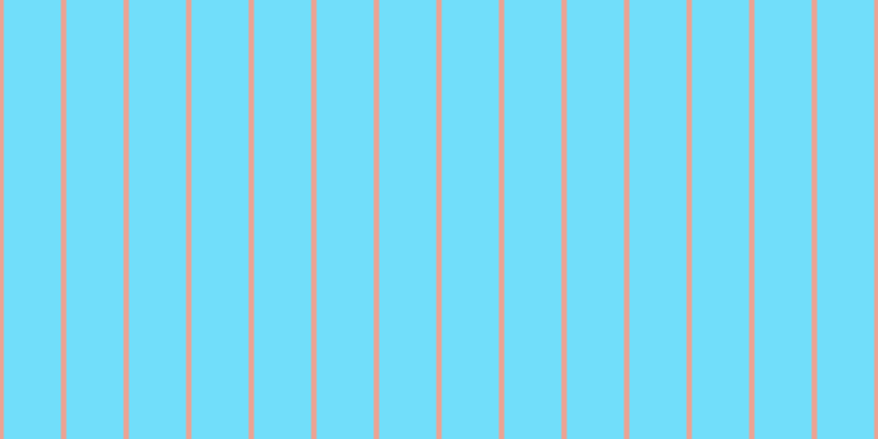 #71defa, #eba393 vertical lines, five pixels wide, fifty-two pixels apart