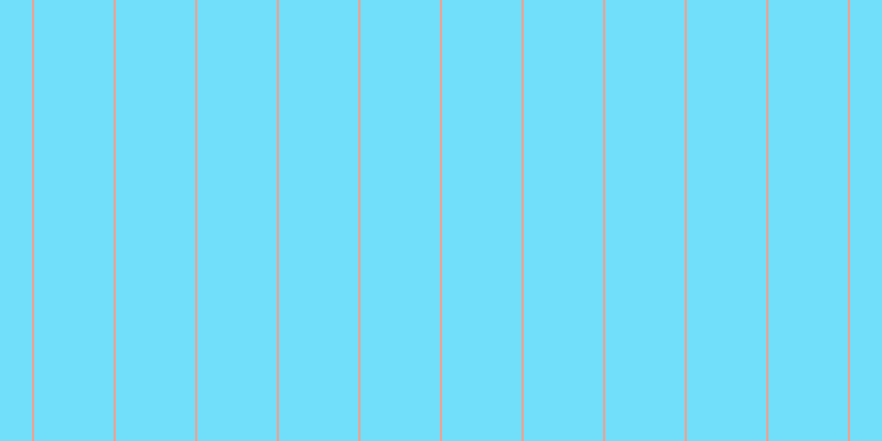 #71defa, #eba393 vertical lines, two pixels wide, seventy-two pixels apart