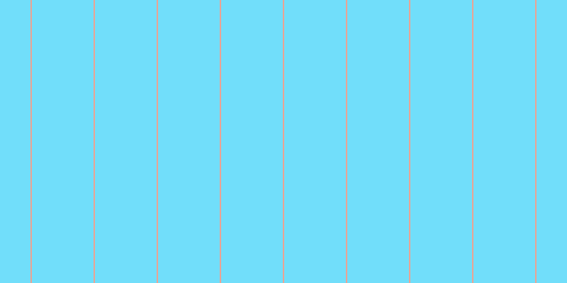 #71defa, #eba393 vertical lines, two pixels wide, eighty-seven pixels apart