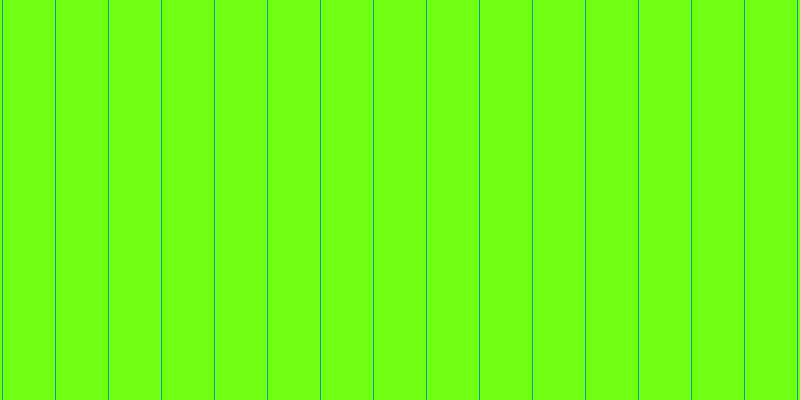 #71ff13, #04a393 vertical lines, one pixels wide, fifty-two pixels apart