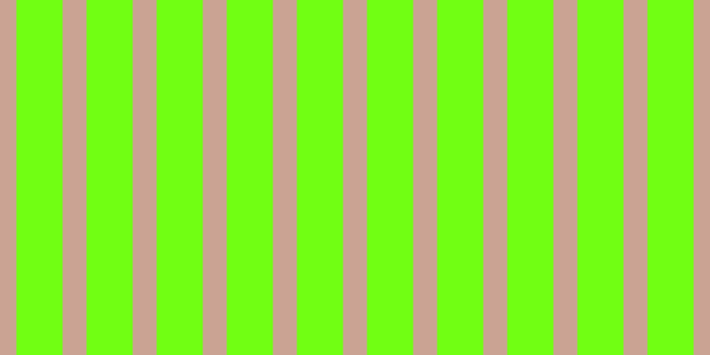 #71ff13, #caa393 vertical lines, twenty-seven pixels wide, fifty-two pixels apart