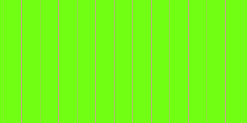 #71ff13, #caa393 vertical lines, two pixels wide, fifty-eight pixels apart