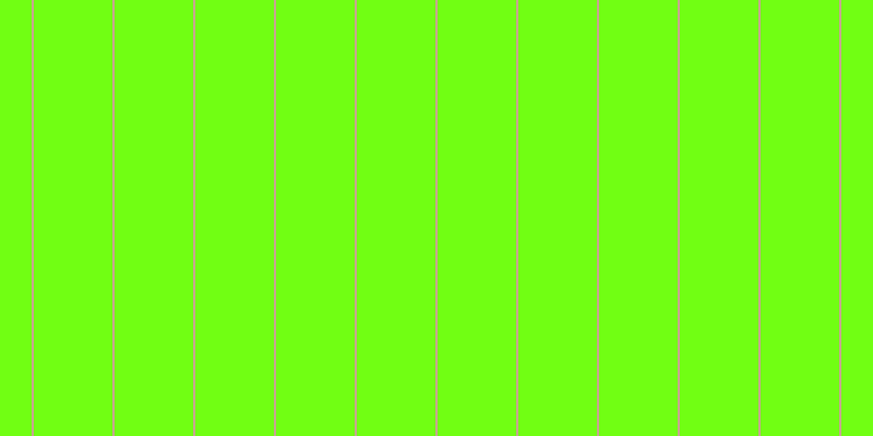 #71ff13, #caa393 vertical lines, two pixels wide, seventy-two pixels apart