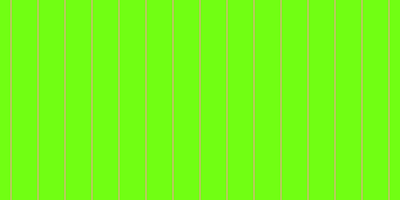 #71ff13, #eba393 vertical lines, two pixels wide, fifty-two pixels apart