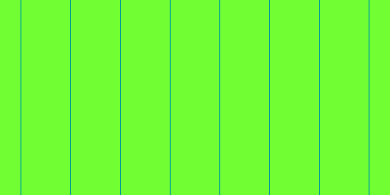 #71ff34, #04a393 vertical lines, two pixels wide, one hundred pixels apart