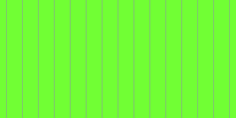 #71ff34, #88a393 vertical lines, two pixels wide, fifty-two pixels apart