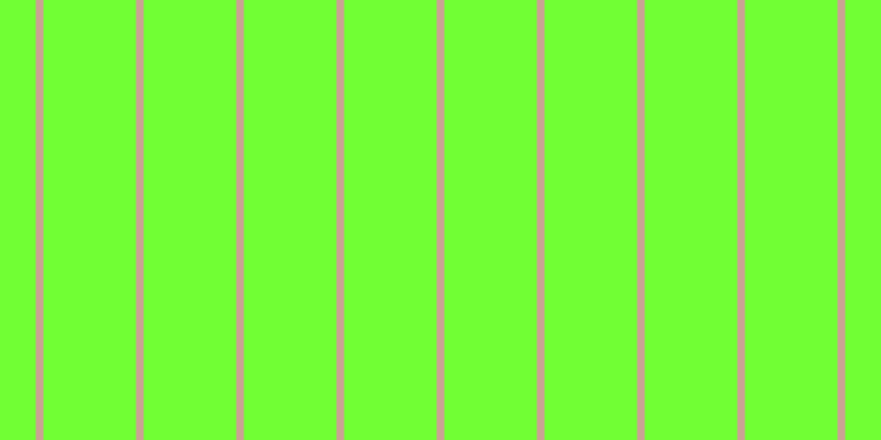 #71ff34, #caa393 vertical lines, seven pixels wide, eighty-four pixels apart