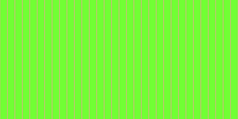 #71ff34, #eba393 vertical lines, two pixels wide, twenty-three pixels apart